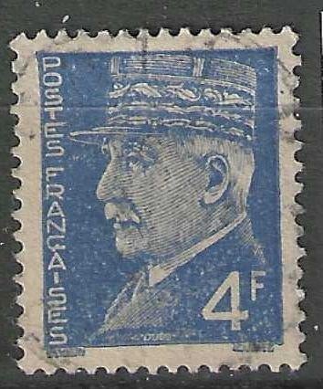 France 1941/1942 - Yvert 521A - Maréchal Pétain. (1ER), Envoi, Affranchi