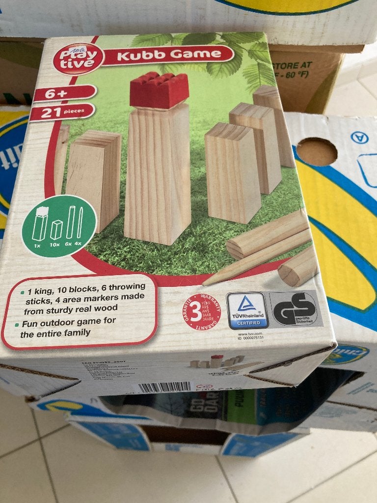 Houten Kubb - spel, Kinderen en Baby's, Ophalen, Nieuw, Overige typen