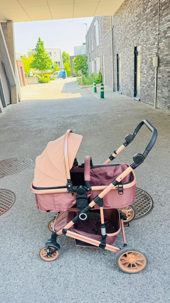 Kinderstroller KEMEN – Lichtgewicht opvouwbare wandelwagen ), Ophalen, Gebruikt, Luchtbanden