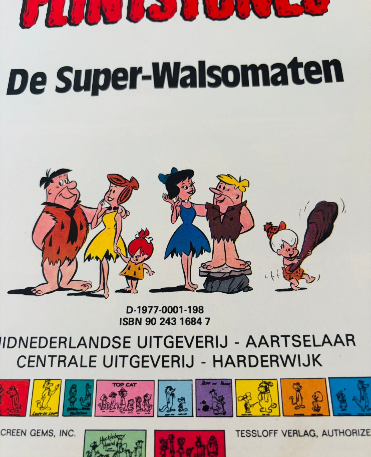 2 vintage Stripboeken de Flintstones, Plusieurs BD, Enlèvement ou Envoi, Utilisé