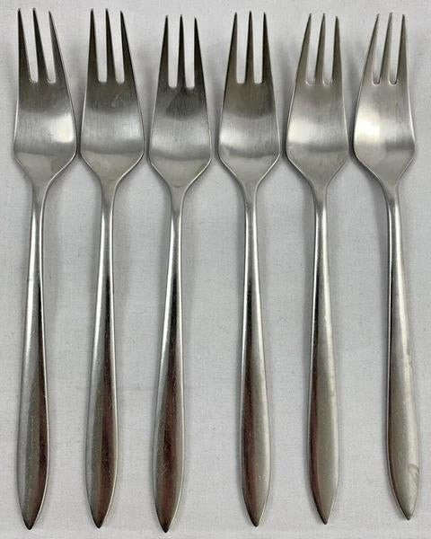 Gero Zilduro 750 Feti 6 fourchettes à dessert vintage 18 cm, Résiste au lave-vaisselle, Ensemble de couverts, Comme neuf, Inox ou Chrome
