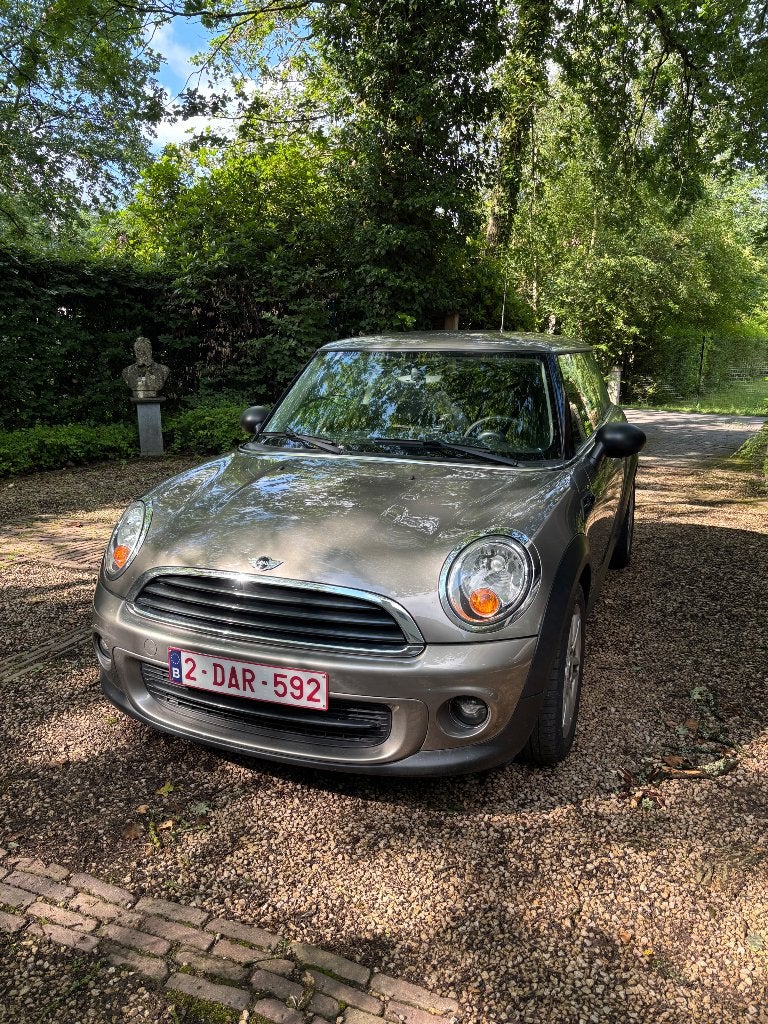 MINI One te koop, Auto's, Mini, Stof, Zwart, 4 cilinders, Beige