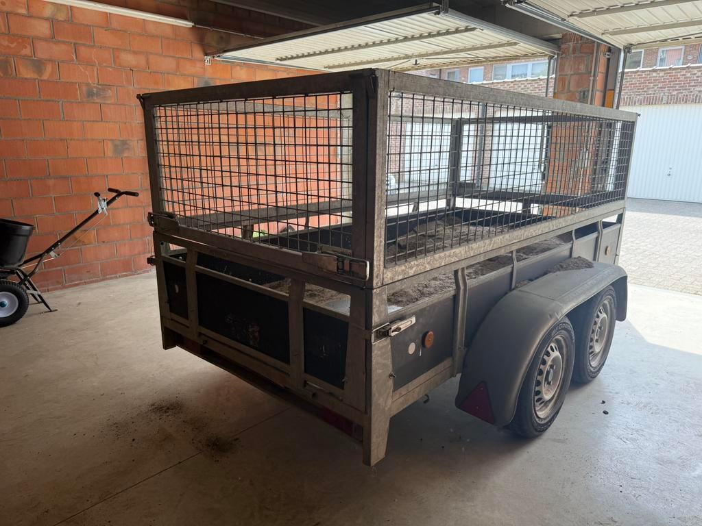 Aanhangwagen met loofrekken, Auto diversen, Ophalen, Zo goed als nieuw