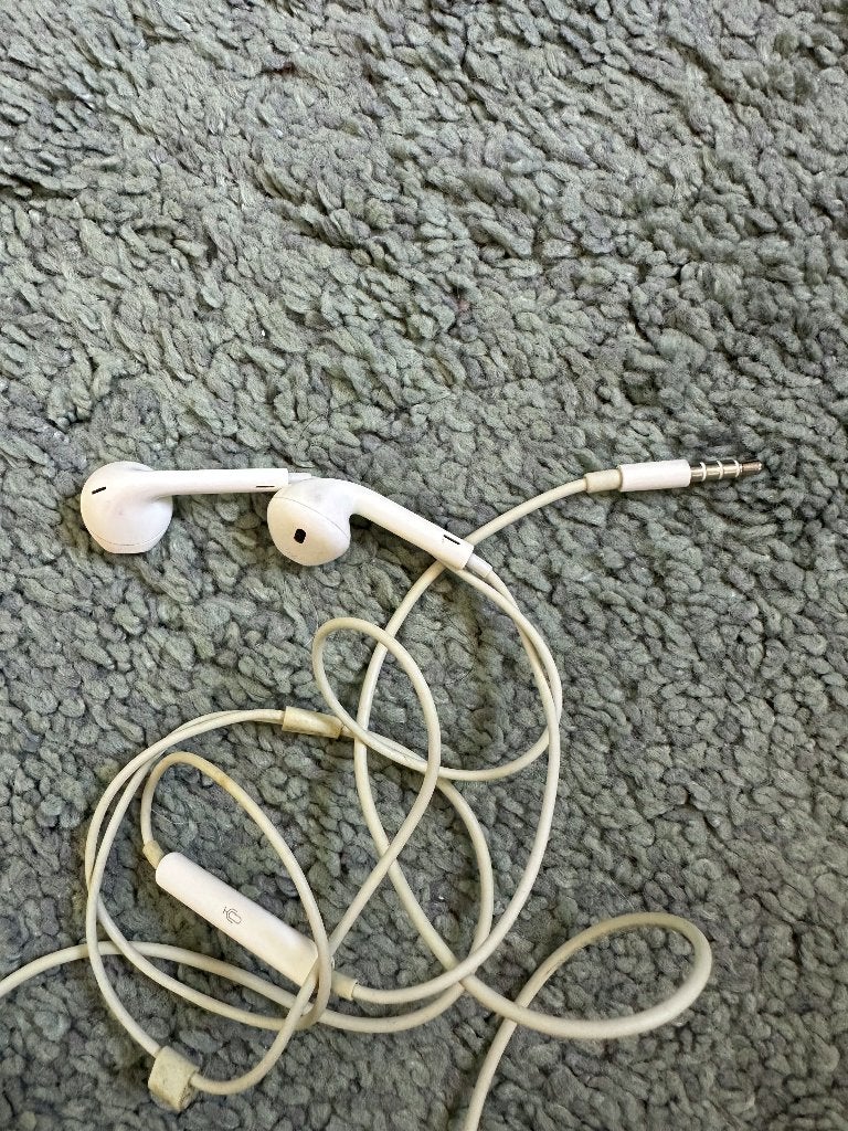 Apple Earpods éouteurs à fil jack, Enlèvement ou Envoi, Microphone, Apple, Utilisé