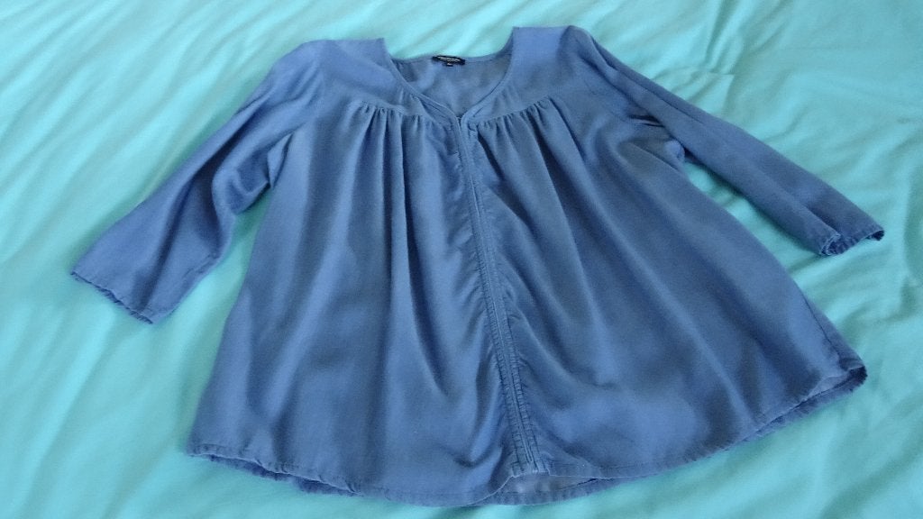 BLOUSE TOM TAILOR, Kleding | Dames, Maat 38/40 (M), Blauw, Zo goed als nieuw, Tom Tailor