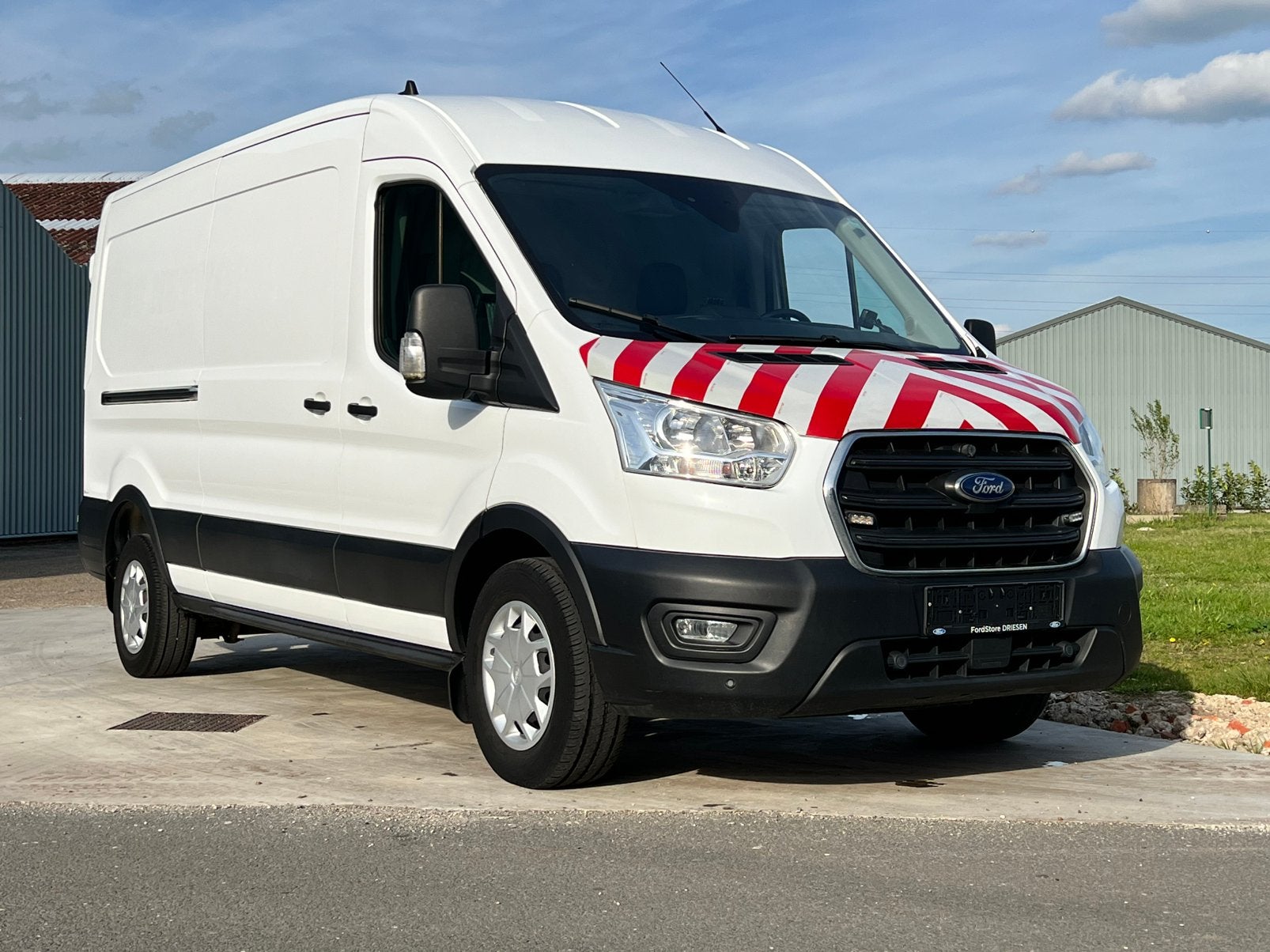 Ford Transit L3H2, Auto's, Bestelwagens en Lichte vracht, Wit, Particulier, Ford, Te koop