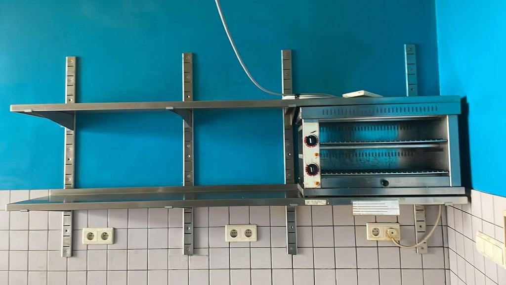 Inox rek, Ophalen, Gebruikt, Overige materialen