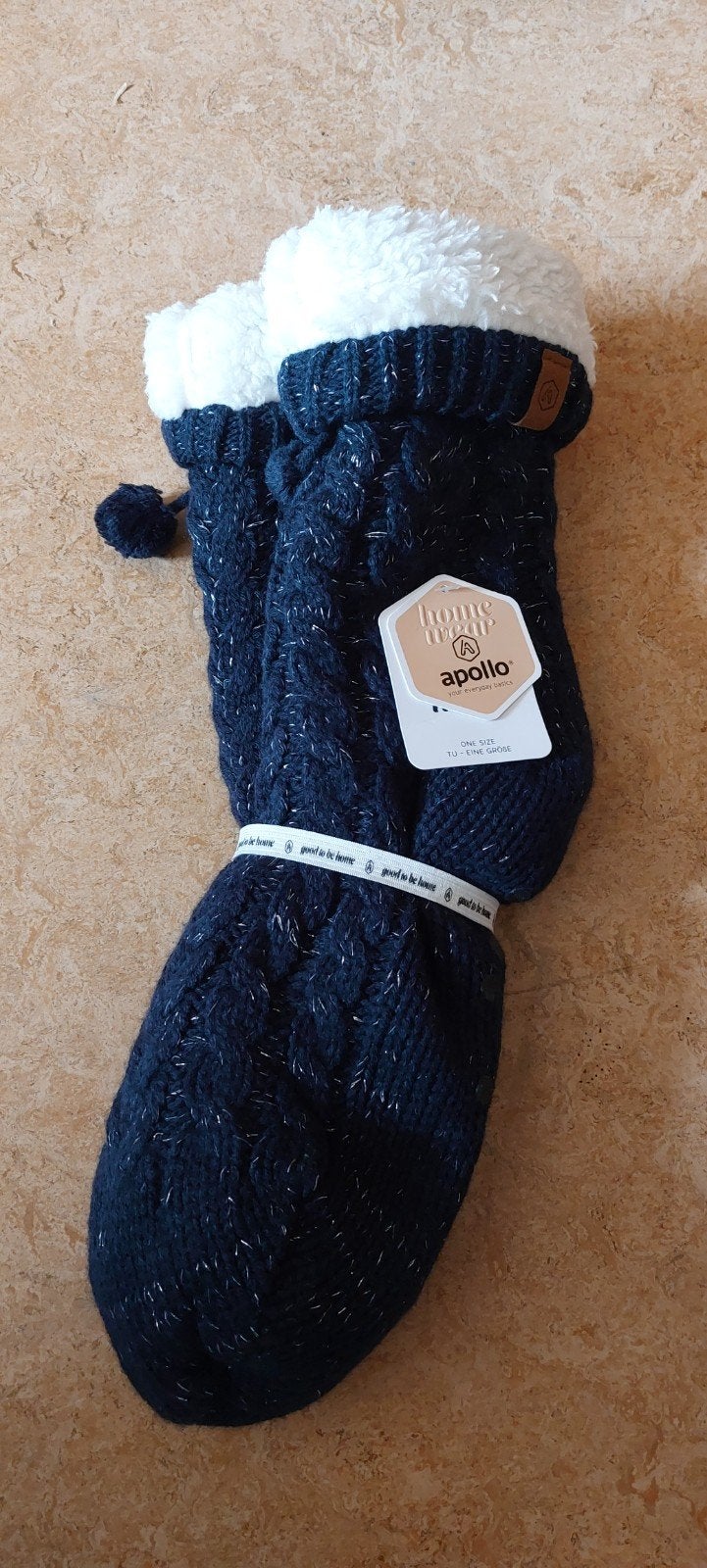 homesocks, Kleding | Dames, Apollo, Ophalen of Verzenden, Nieuw, Blauw