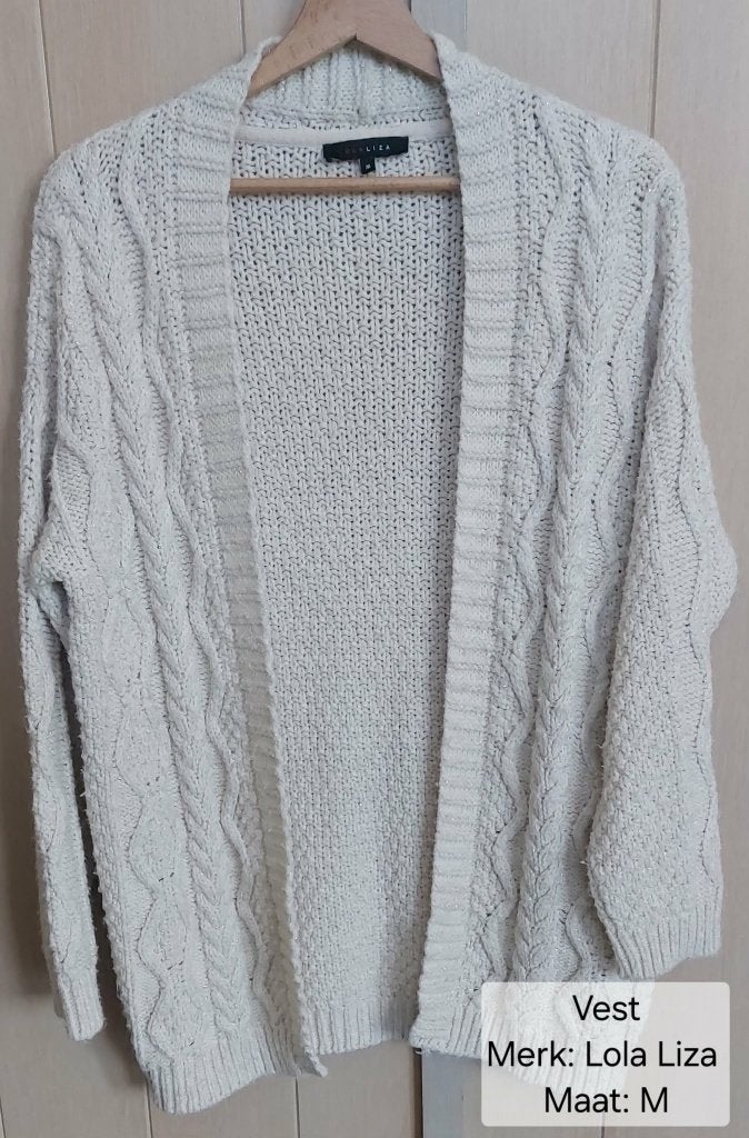 Vest dames: Lola Liza maat M (NIEUWSTAAT), Kleding | Dames, Maat 38/40 (M), Lola & Liza, Beige, Nieuw