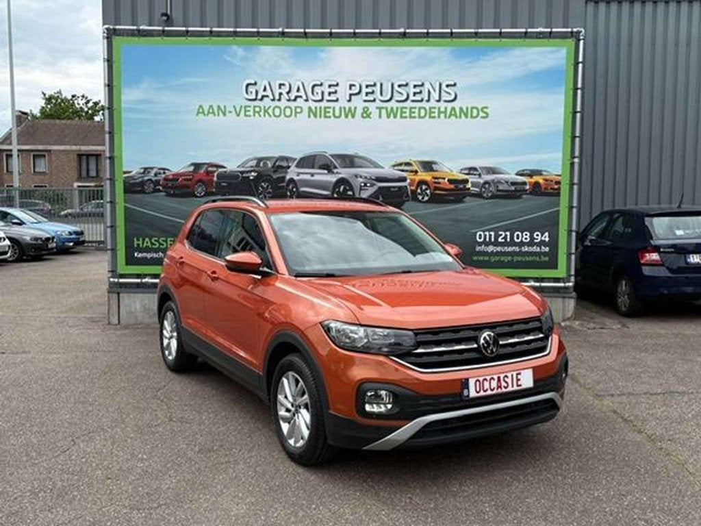 Volkswagen T-Cross 1.0 TSI Style OPF (bj 2021), Auto's, Gebruikt, Overige kleuren, Bedrijf, SUV of Terreinwagen