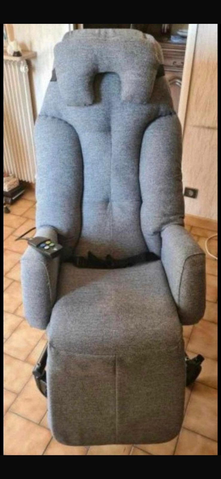 Fauteuil médicalisé électrique, Enlèvement, Comme neuf, Tissus