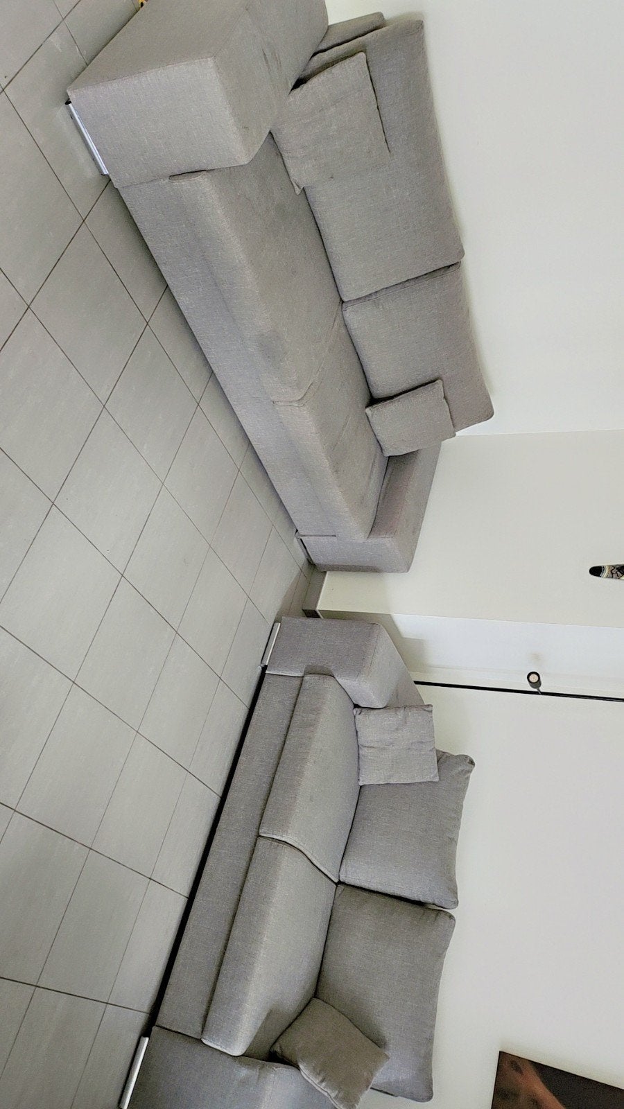 sièges gris, Maison & Meubles, Salle de bain | Salle de bain complète, Enlèvement