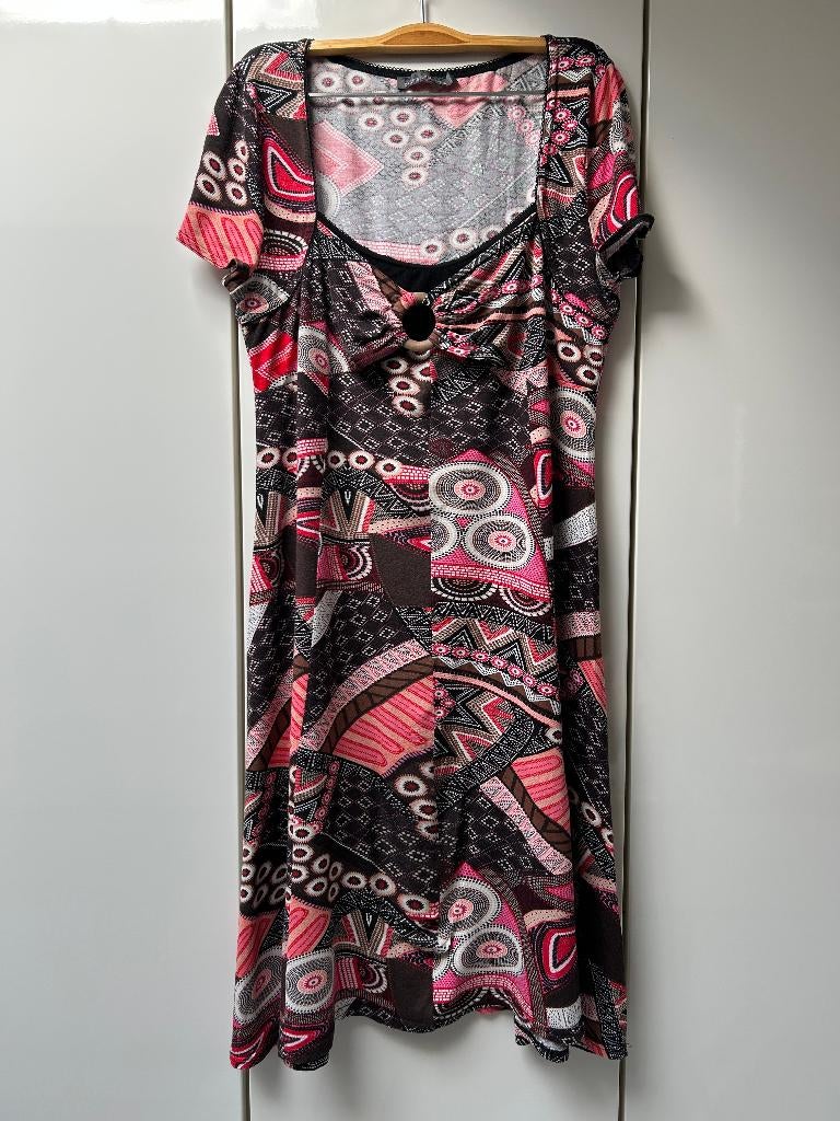 Robe marron corail Cassis Collection - Taille 5 *, Cassis Collection, Taille 46/48 (XL) ou plus grande, Enlèvement ou Envoi, Comme neuf