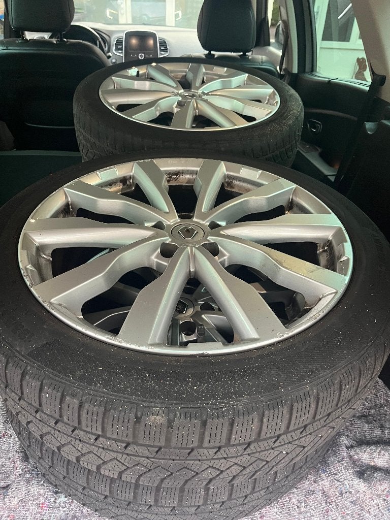 20 inch originele velgen Renault Grand Scenic met winterband, Auto-onderdelen, Ophalen, Gebruikt, Velg(en), Winterbanden