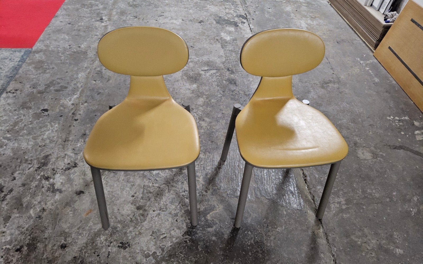 Lot de 6 chaises effet matelassée, Enlèvement