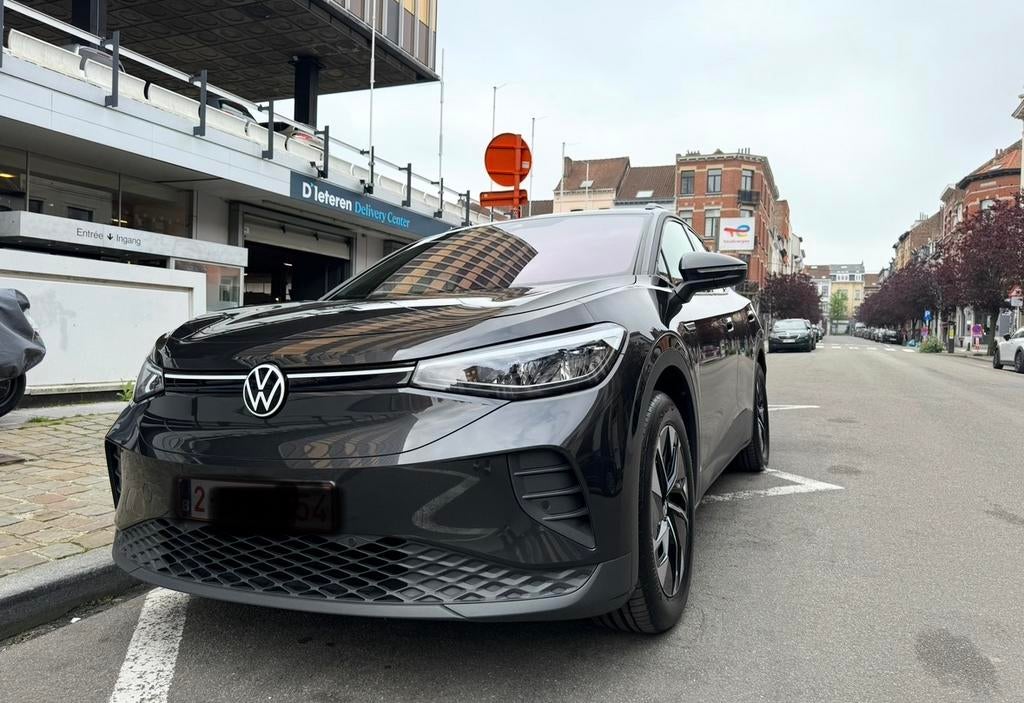 VW ID4, volledig elektrisch 12/2021, Auto's, Volkswagen, Automaat, Stof, Dealer onderhouden, Zilver of Grijs