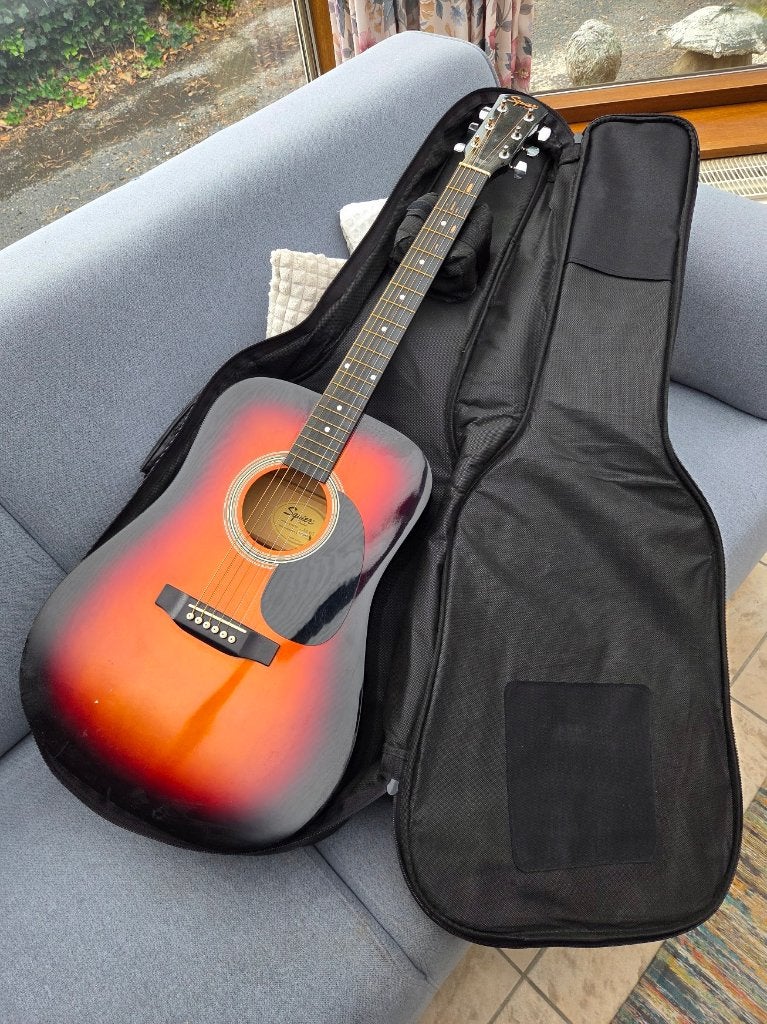 Fender Squier SA-105, Muziek en Instrumenten, Snaarinstrumenten | Gitaren | Elektrisch, Ophalen, Gebruikt, Fender
