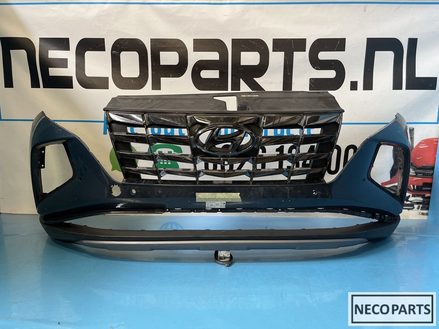 HYUNDAI TUCSON VOORBUMPER BUMPER GRILL ORIGINEEL, Gebruikt, -, -, Ophalen of Verzenden