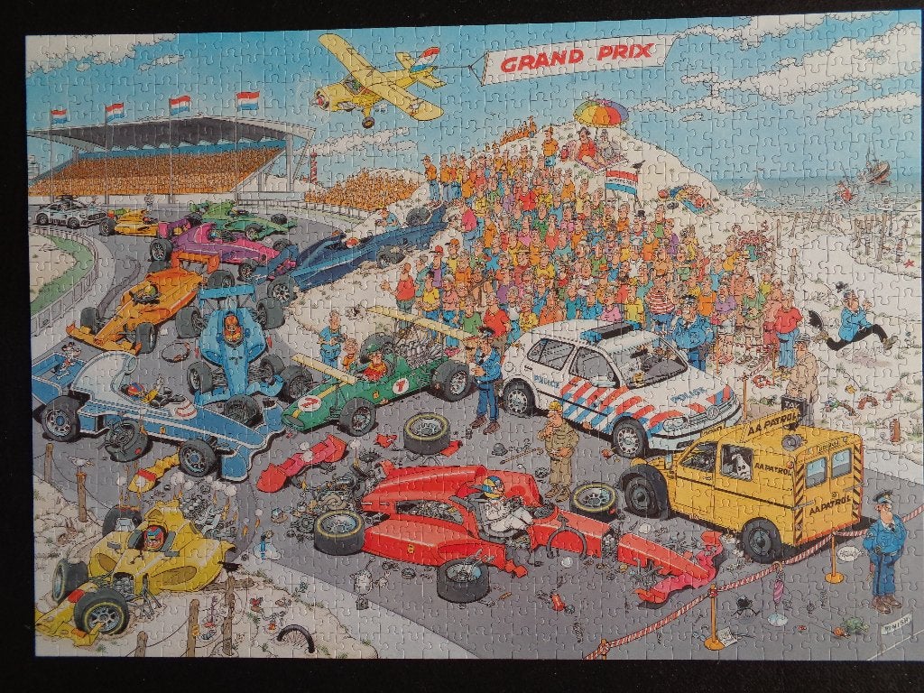 puzzels Jan Van Haasteren, Ophalen of Verzenden, 500 t/m 1500 stukjes, Zo goed als nieuw, Legpuzzel