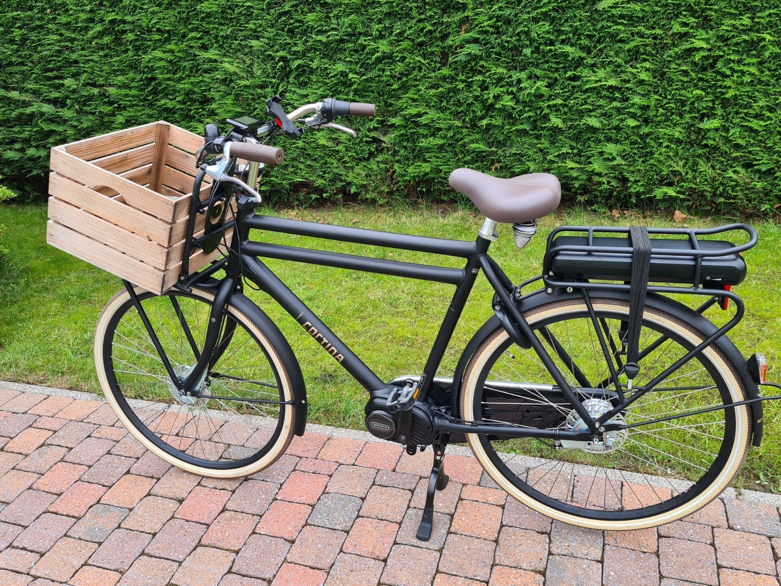 Transportfiets Cortina E U4 met extra batterij, Enlèvement, Cortina