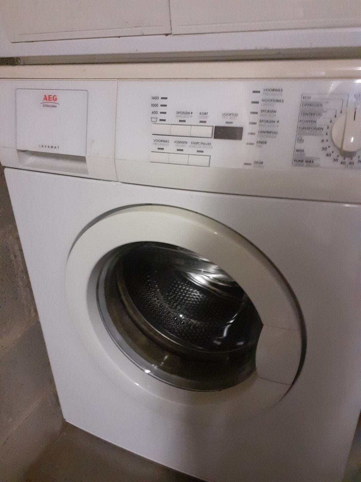 droogkast siemens en aeg wasmachine, Ophalen, 1200 tot 1600 toeren, Gebruikt, 4 tot 6 kg