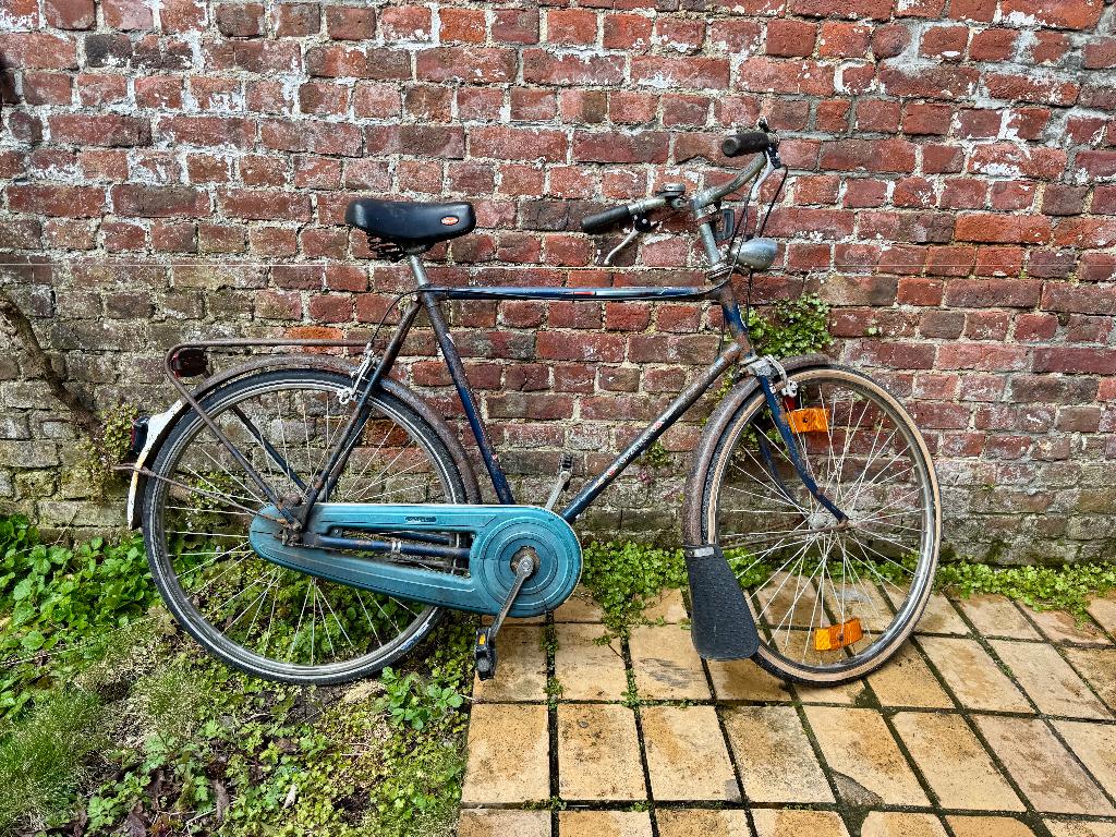 herenfiets gazelle studentenfiets, Ophalen, Gebruikt, Versnellingen, 49 tot 53 cm