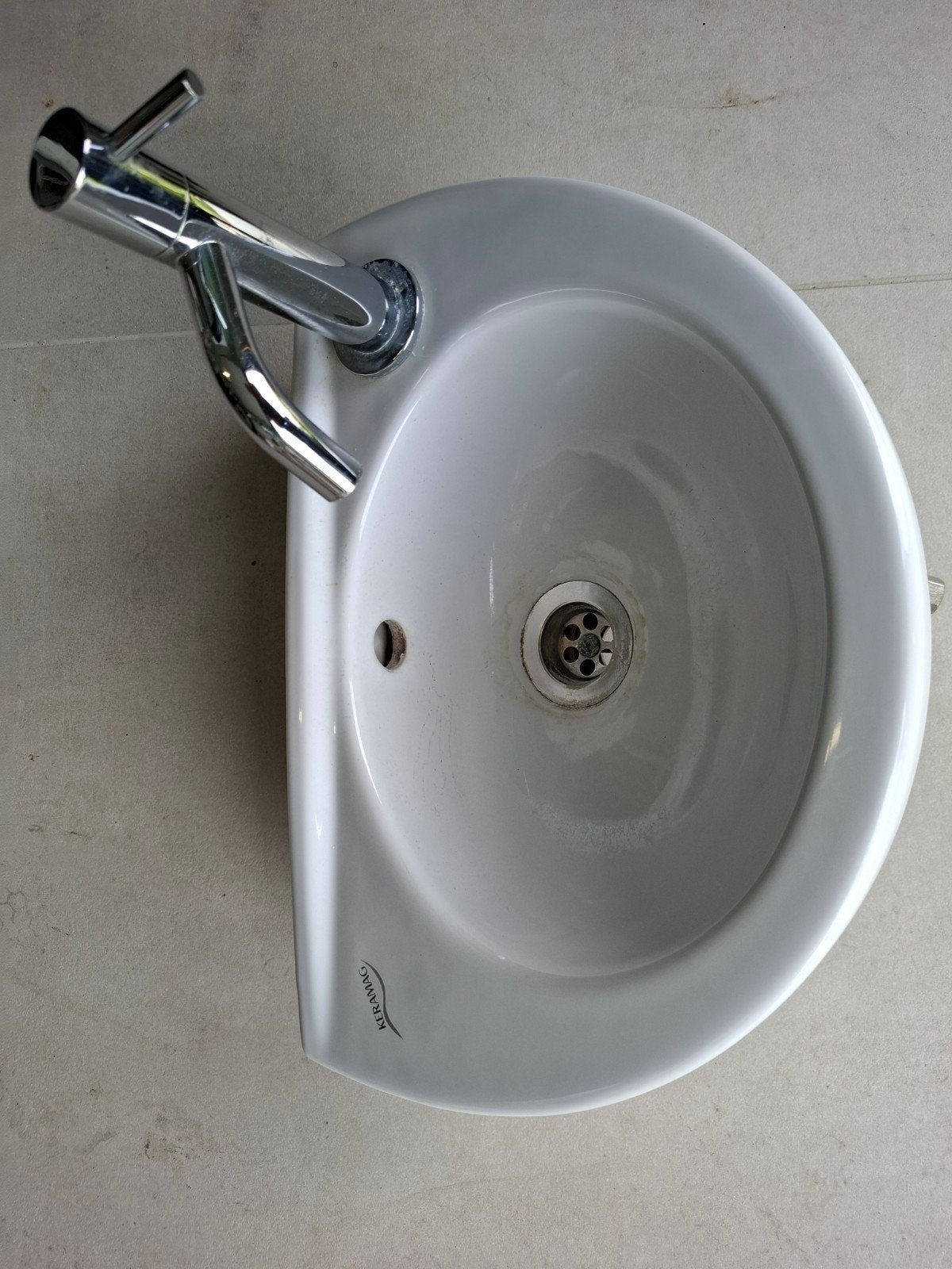 Lavabo toiletruimte Keramag, Ophalen