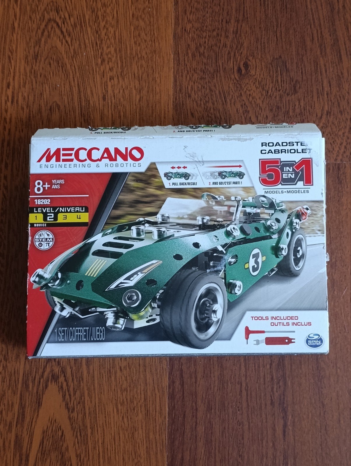 Meccano Roadster Cabriolet 5 en 1 - Complet avec boîte, Enlèvement ou Envoi