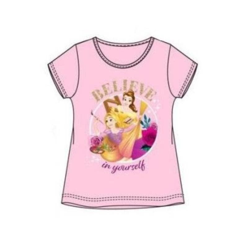 Disney Princess T-shirt - Maat 98 - 104 - 110 - Katoen, Kinderen en Baby's, Meisje, Nieuw, Ophalen of Verzenden, Shirt of Longsleeve