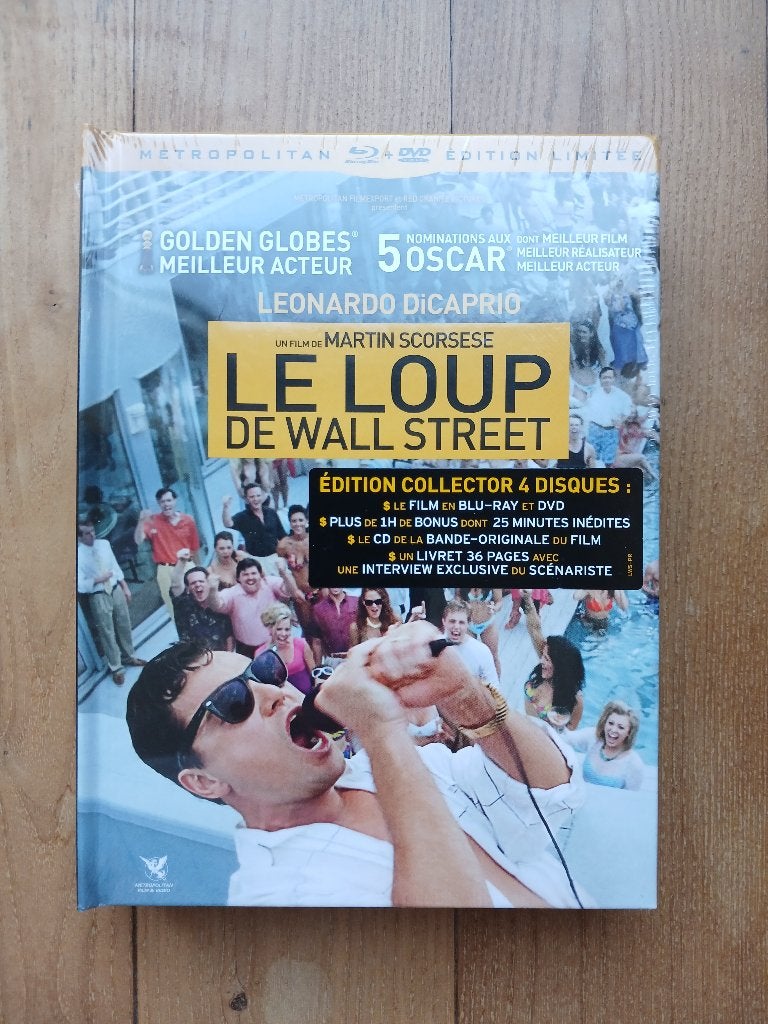 Le Loup de Wall Street édition collector, Cd's en Dvd's, Ophalen, Inclusief extra's, Frans, Film