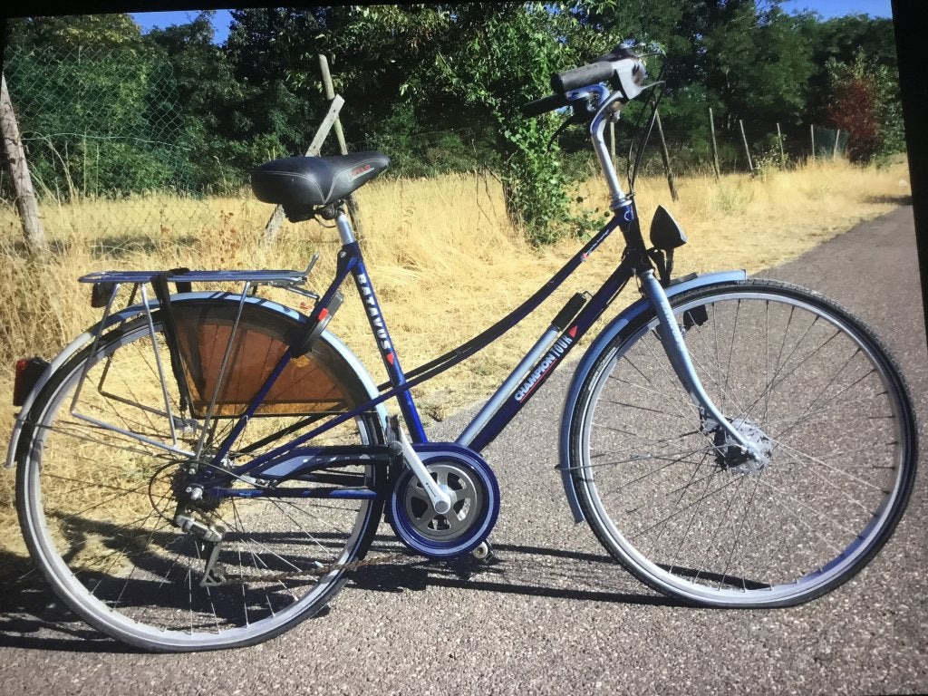 Damesfiets, Ophalen