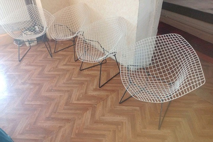 Fauteuil vintage bertoia knoll année 70, Maison & Meubles, Fauteuils, Enlèvement