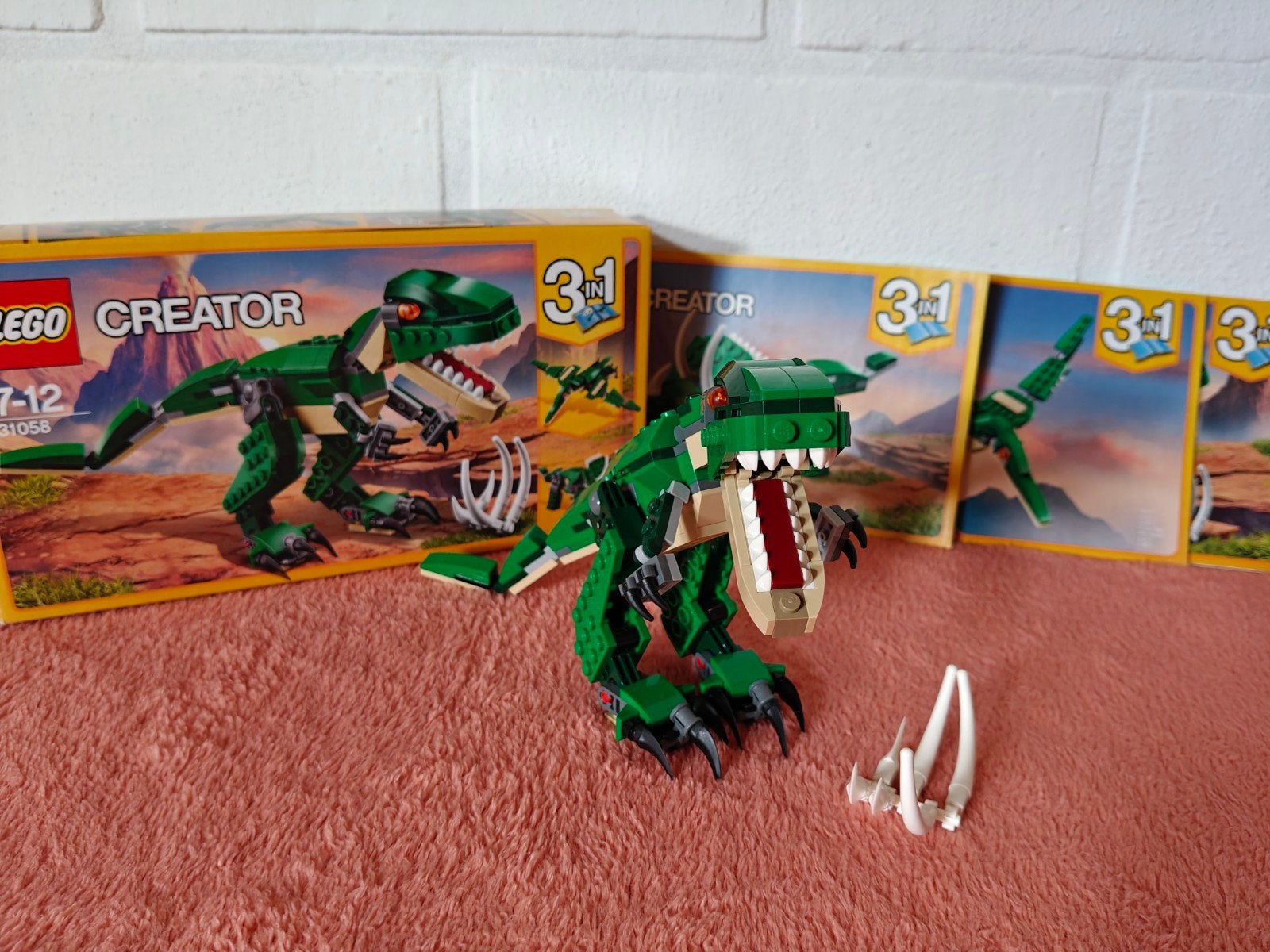 31058 LEGO Creator Machtige Dinosaurussen, Compleet, Lego, Ophalen of Verzenden, Zo goed als nieuw