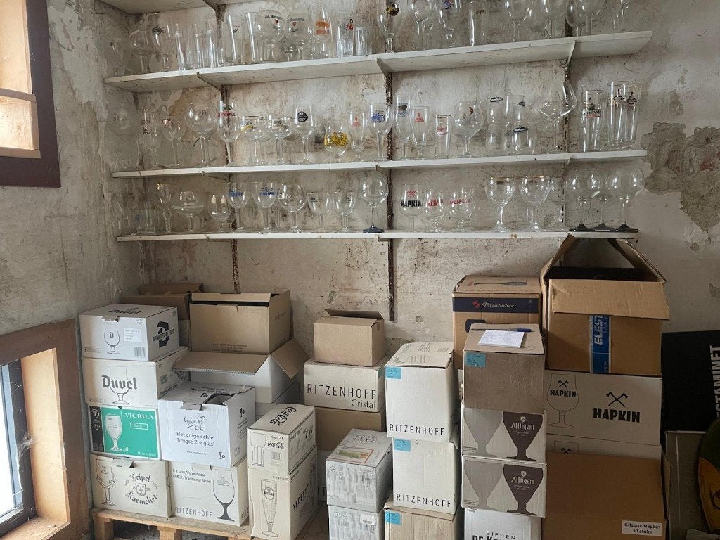 Bierglazen, Ophalen, Gebruikt, Bierglas