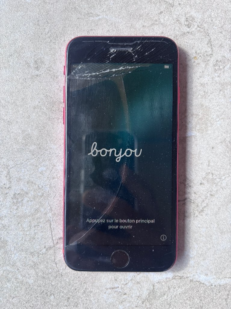 iPhone SE 2020 64 Go, écran cassé, pour pièces ou réparation, Télécoms, Téléphonie mobile | Apple iPhone, Rouge, Enlèvement, Utilisé