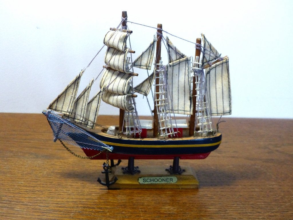 Maquette bateau "Schooner", Hobby & Loisirs créatifs, Enlèvement, Utilisé, 1:32 à 1:50