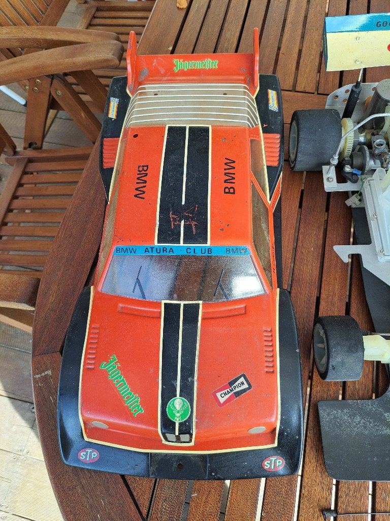 Vintage RC SG Racing Car Futura III 1978 1:8 Nitro – complet, Enlèvement ou Envoi