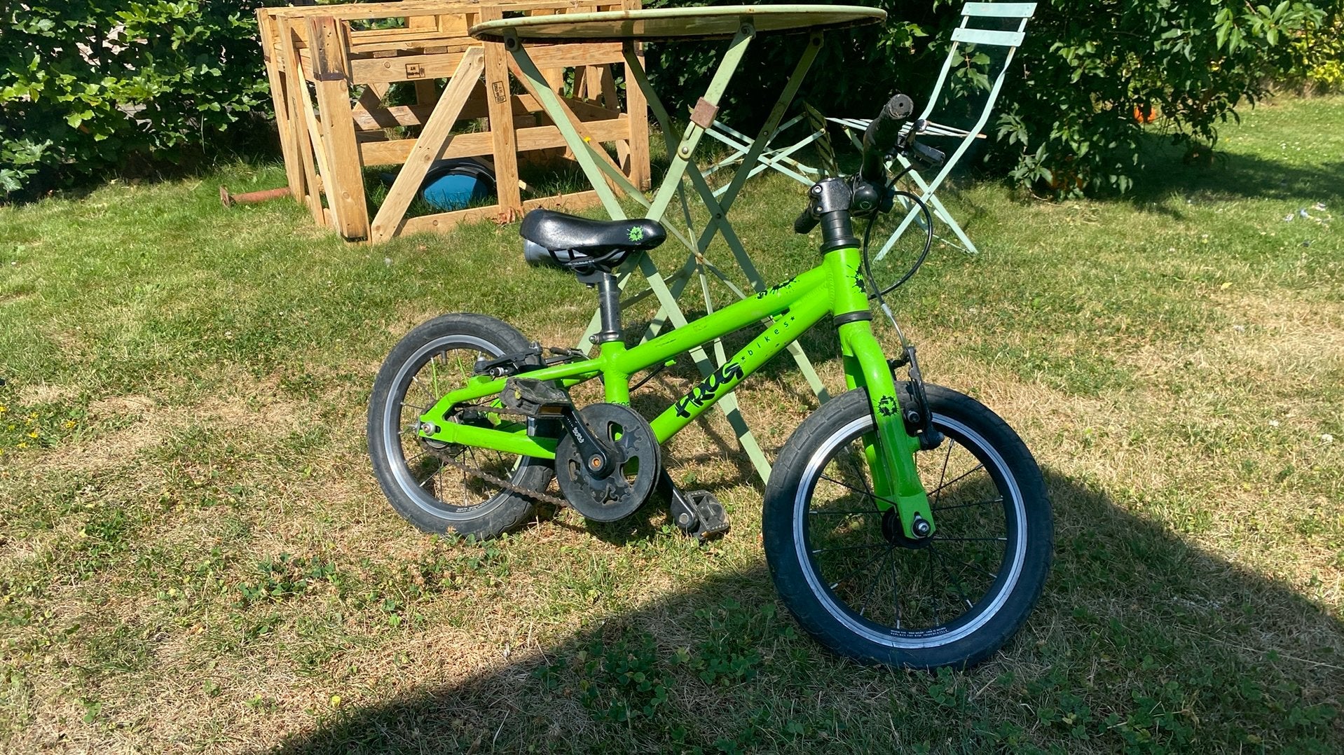 Frog (43) 14 inch kinderfiets, Fietsen en Brommers, Ophalen, Zo goed als nieuw