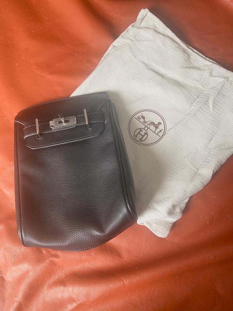 Hermès  HAC à dos leren rugzak, Overige merken, 25 tot 40 cm, Nieuw, Ophalen of Verzenden