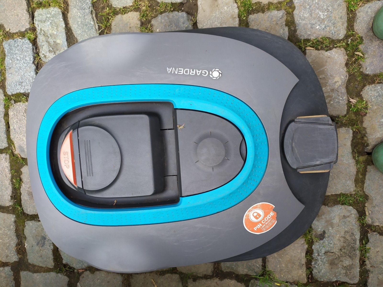 Grasrobot Gardena zonder laadstation, Ophalen
