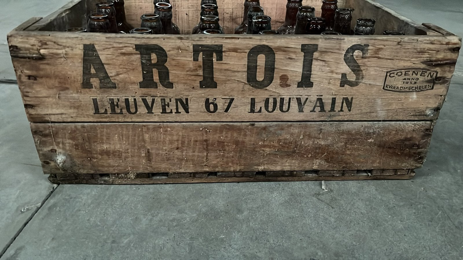 Stella artois houten bierbak, Maison & Meubles, Enlèvement ou Envoi, Comme neuf