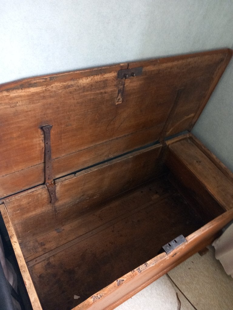 houten kist, Ophalen, Gebruikt, 100 tot 150 cm, 50 tot 75 cm