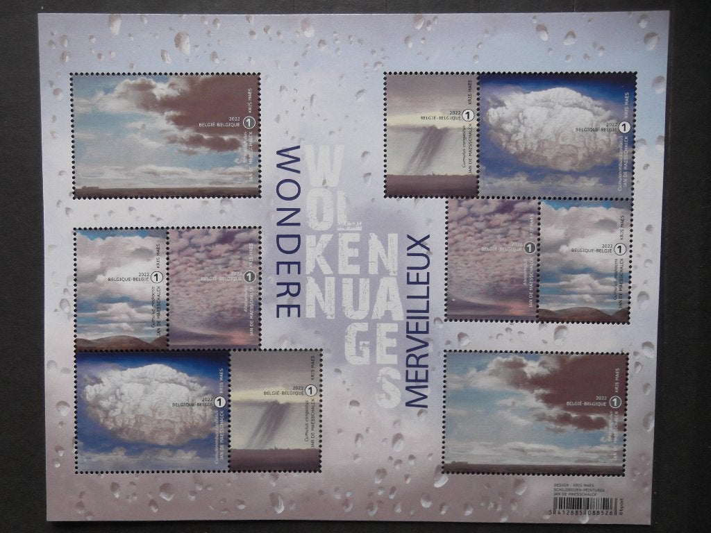 5056-5060 Wondere wolken - Merveilleux nuages MNH, Postzegels en Munten, Postzegels | Europa | België, Ophalen of Verzenden, Postfris