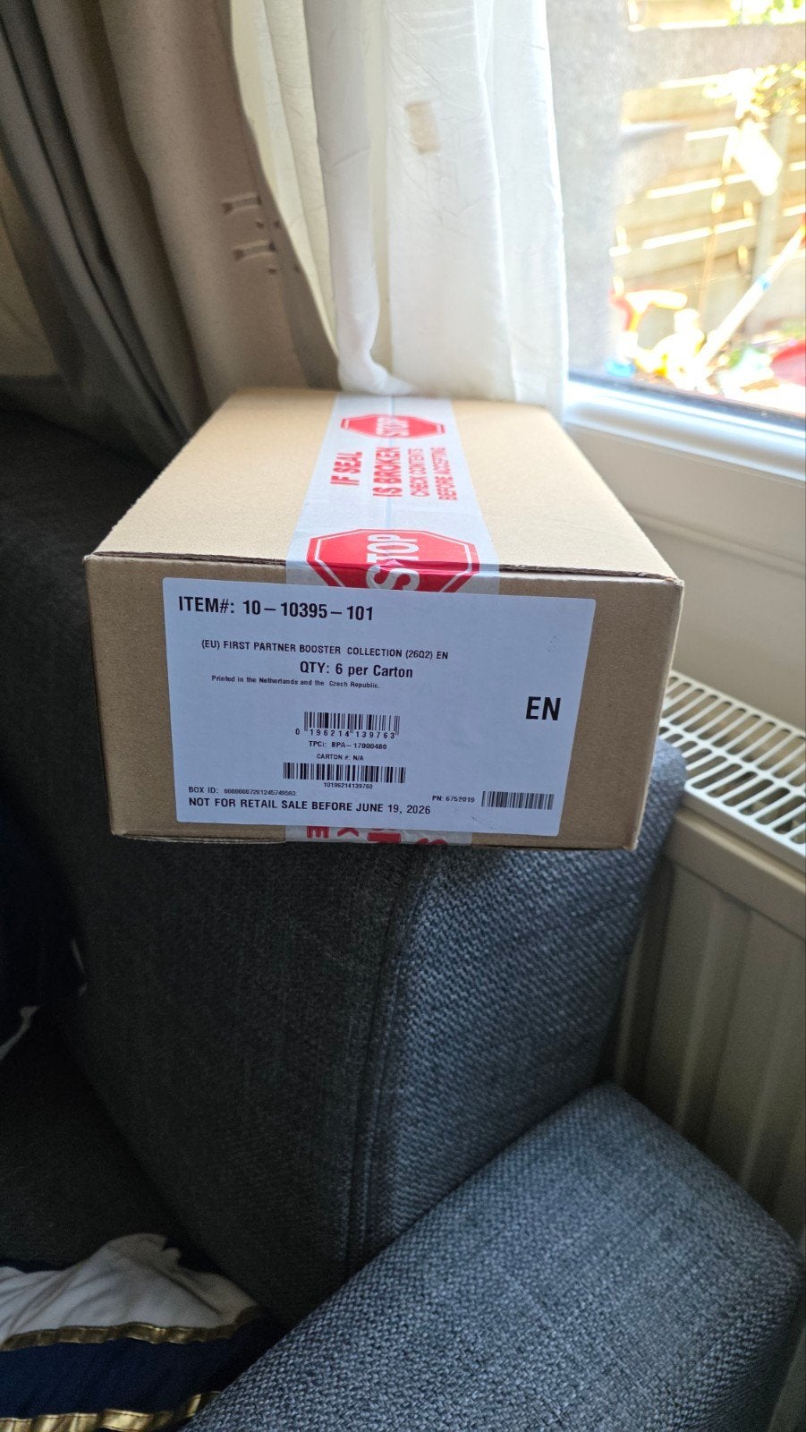 English first partner series 2 sealed case, Enlèvement