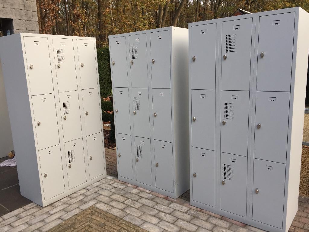 9 - deurs lockers lockerkasten / vakkenkasten . Als nieuw !, Enlèvement, Comme neuf