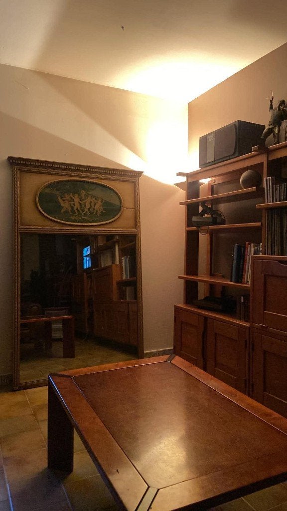 Grand miroir trumeau fin XIXe, Maison & Meubles, Enlèvement ou Envoi