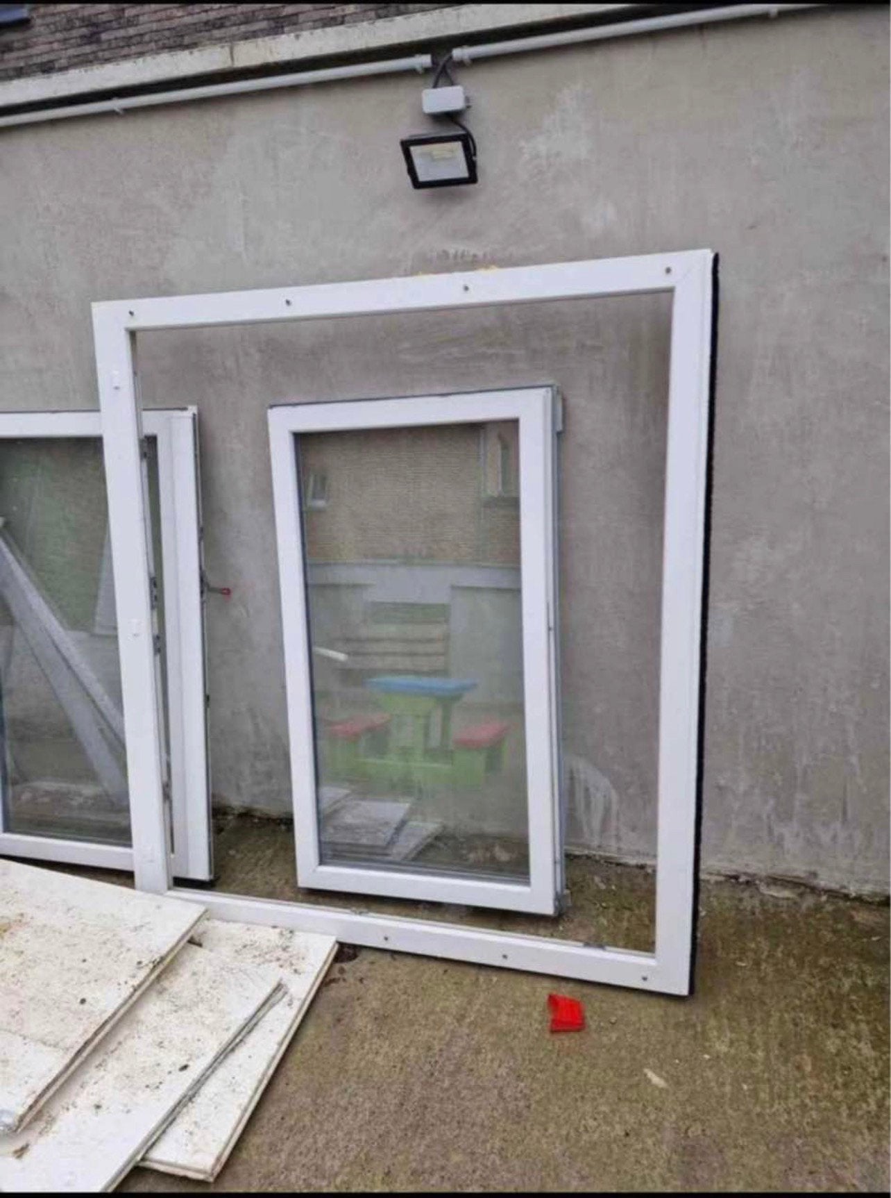 Chassis double vitrage 140x150, Châssis de fenêtre, 75 à 150 cm, 75 à 150 cm, Comme neuf