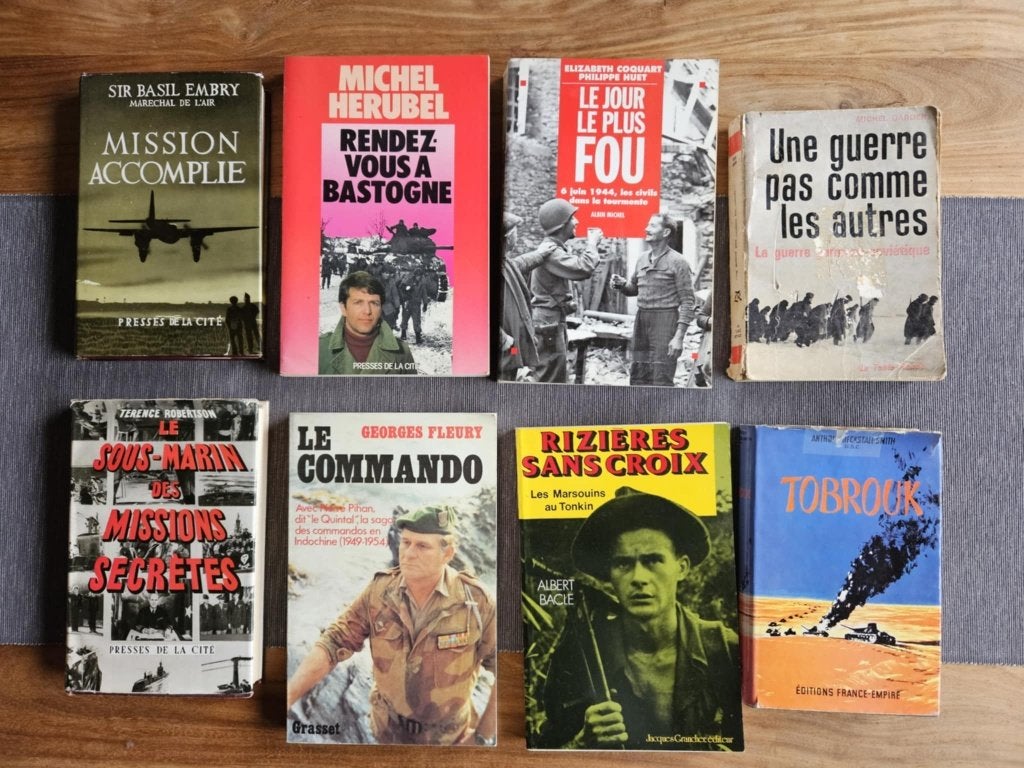 8 livres sur plusieurs guerres Voir description, Enlèvement ou Envoi, Utilisé
