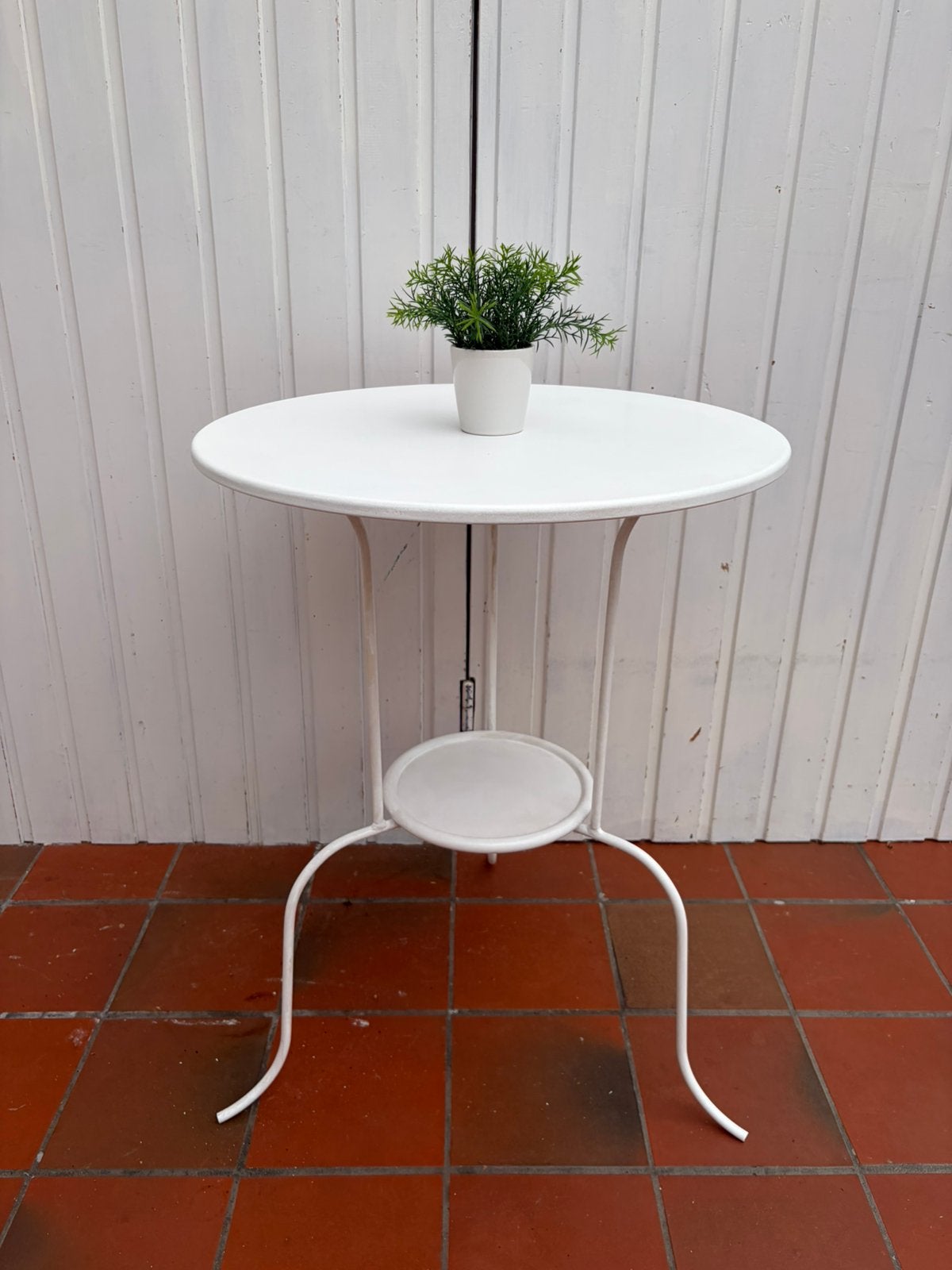 Table d’appoint/table de jardin en métal, Enlèvement, Utilisé