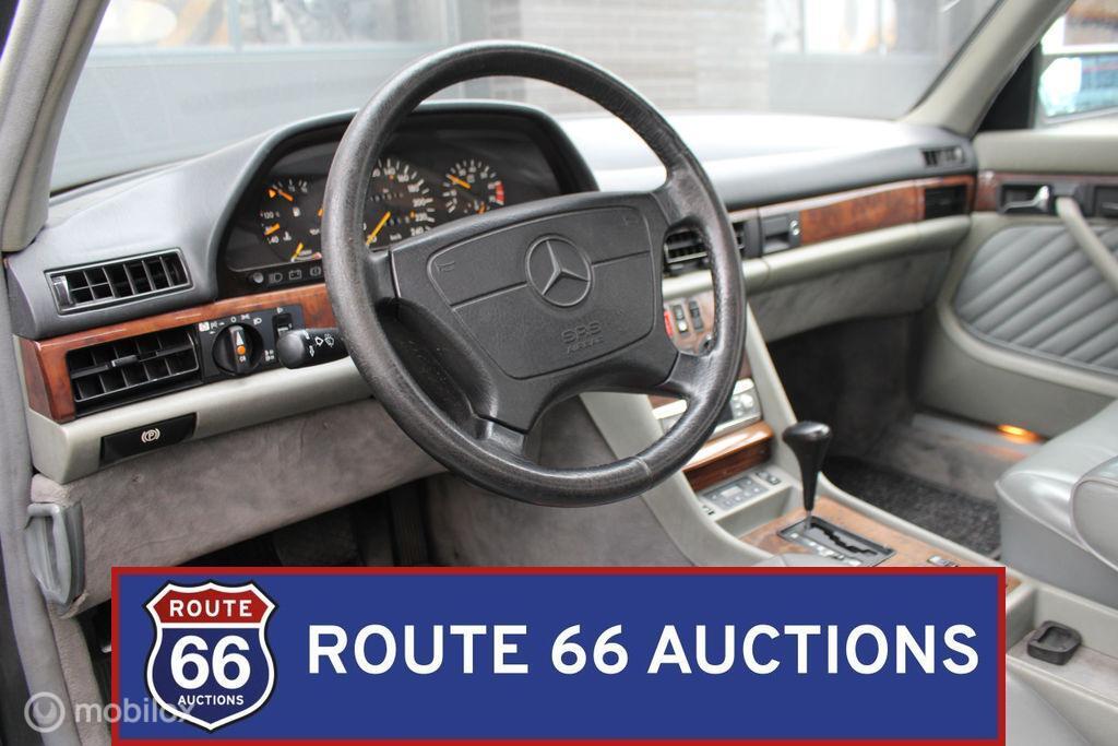 Mercedes-Benz 500 SEL | 1981 | Route 66 Auctions, Auto's, Zwart, Mercedes-Benz, Bedrijf, Handgeschakeld
